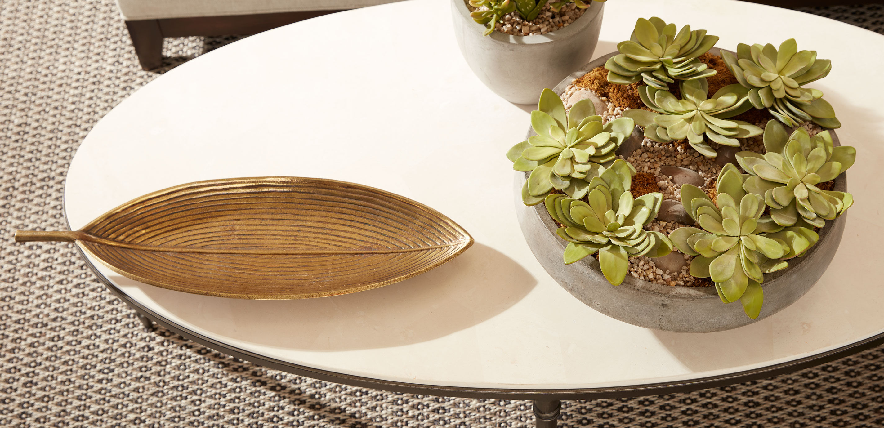 Antiqued Leaf Tray_6