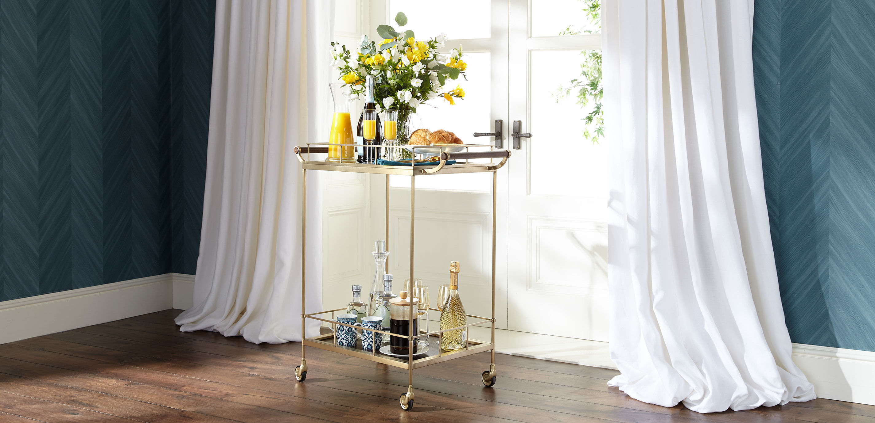 Donna Chevron Wood Wallpaper_4