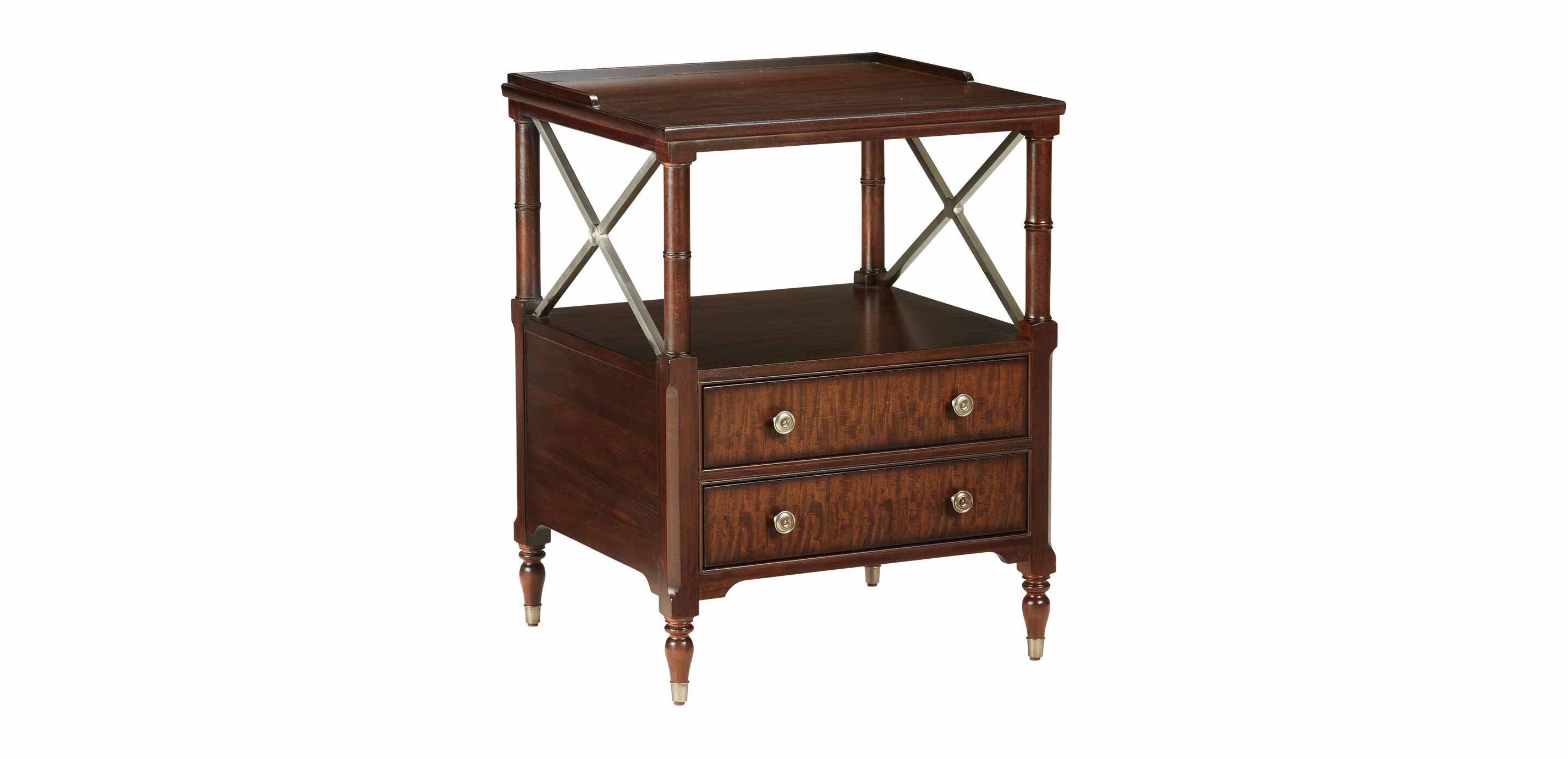 Eugene Night Table Ethan Allen TwoDrawer Night Stand Ethan Allen