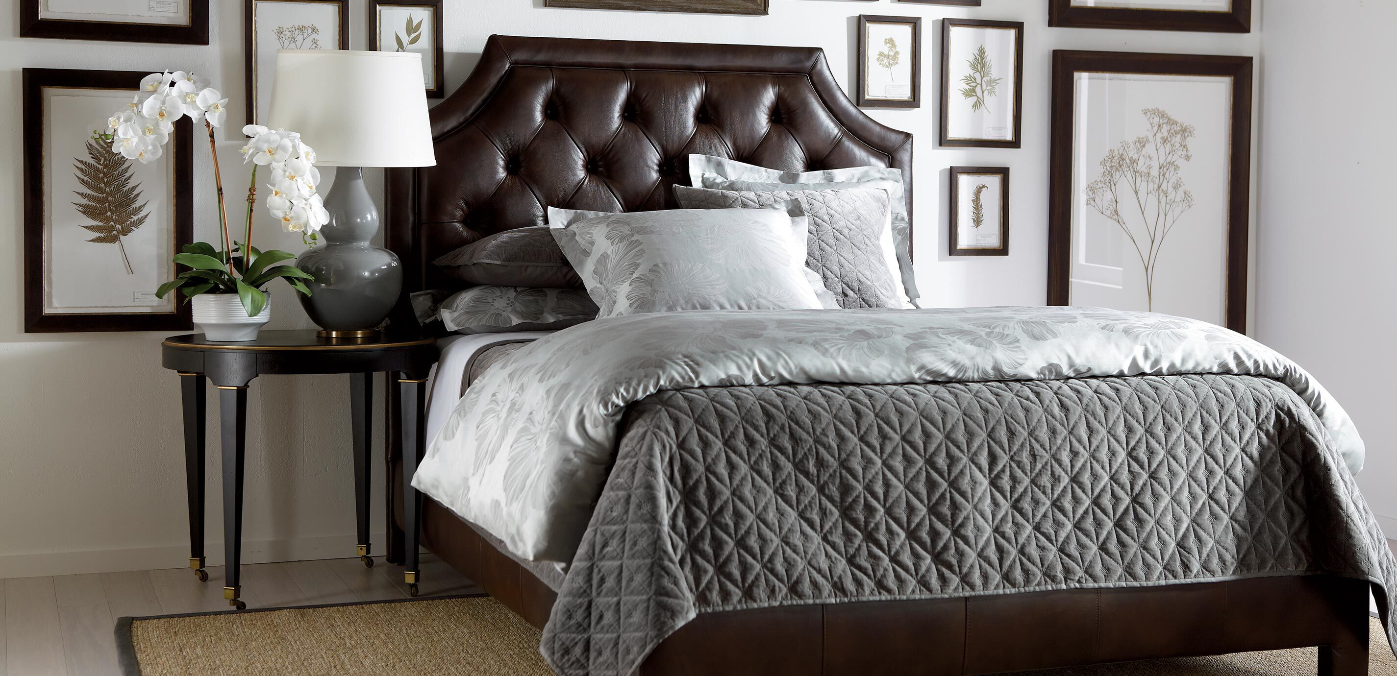 Alison Leather Headboard Tufted Leather Headboard Ethan Allen