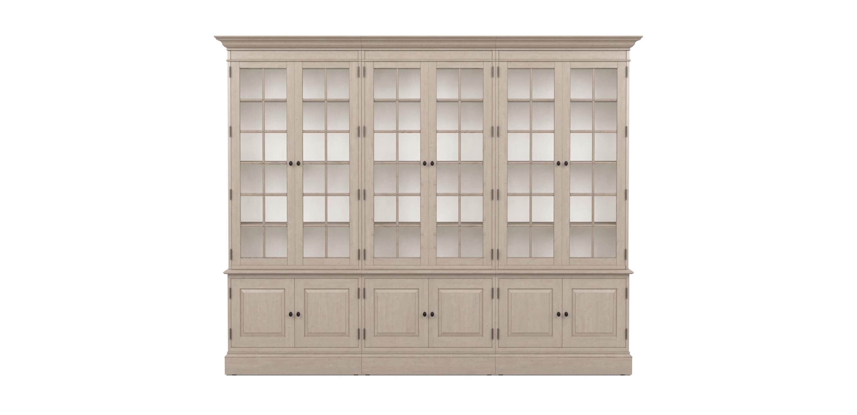 Villa Triple Library Bookcase