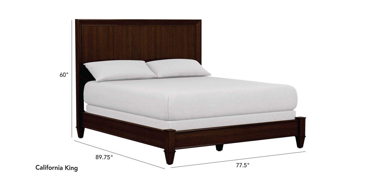 Solid Wood Platform Bed Frame, Low Profile Wood Bed Frame