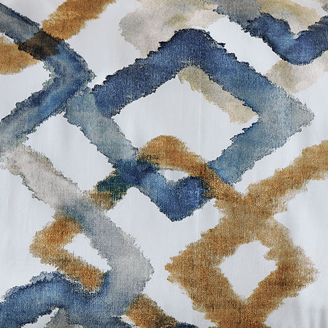 Geo Multi Duvet Cover and Shams Set Product Tile Hover Image geomulti