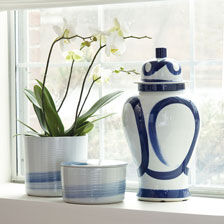 Blue and White Brushstroke Jar Product Tile Hover Image 432089