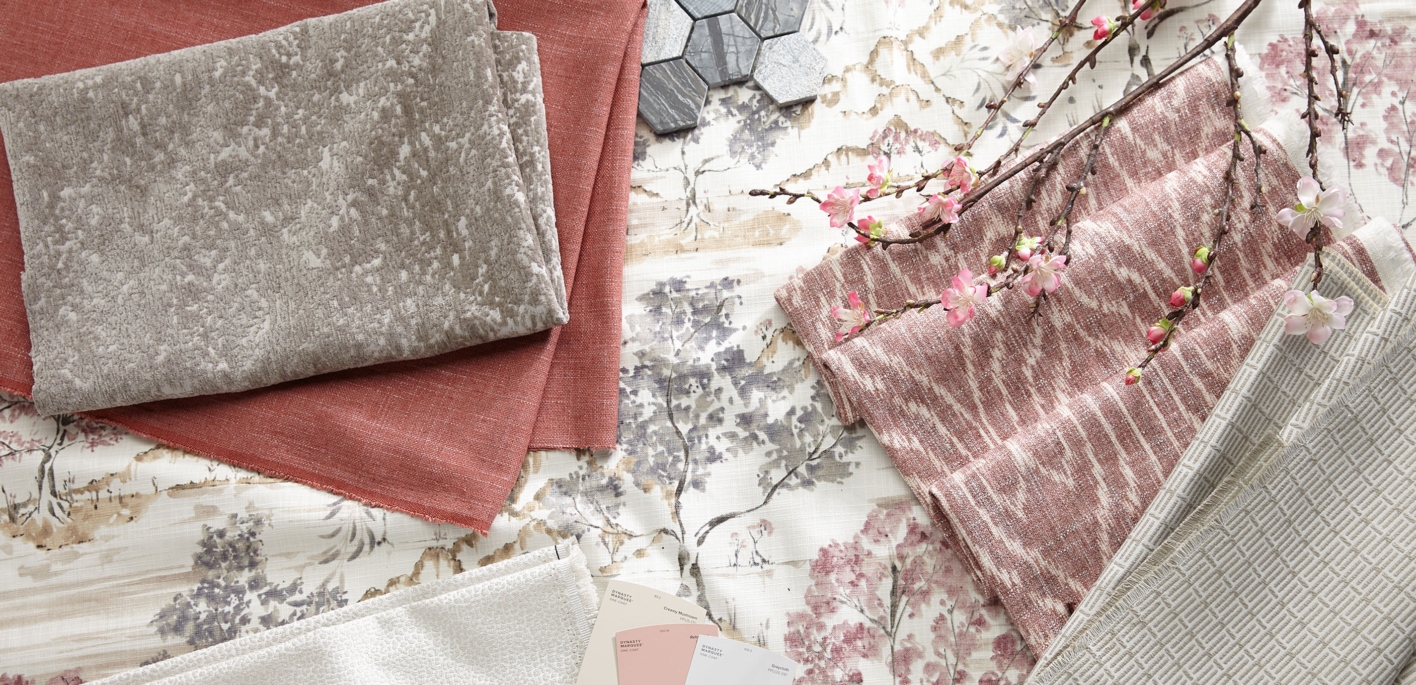 Hialeya Oatmeal Fabric By the Yard_1