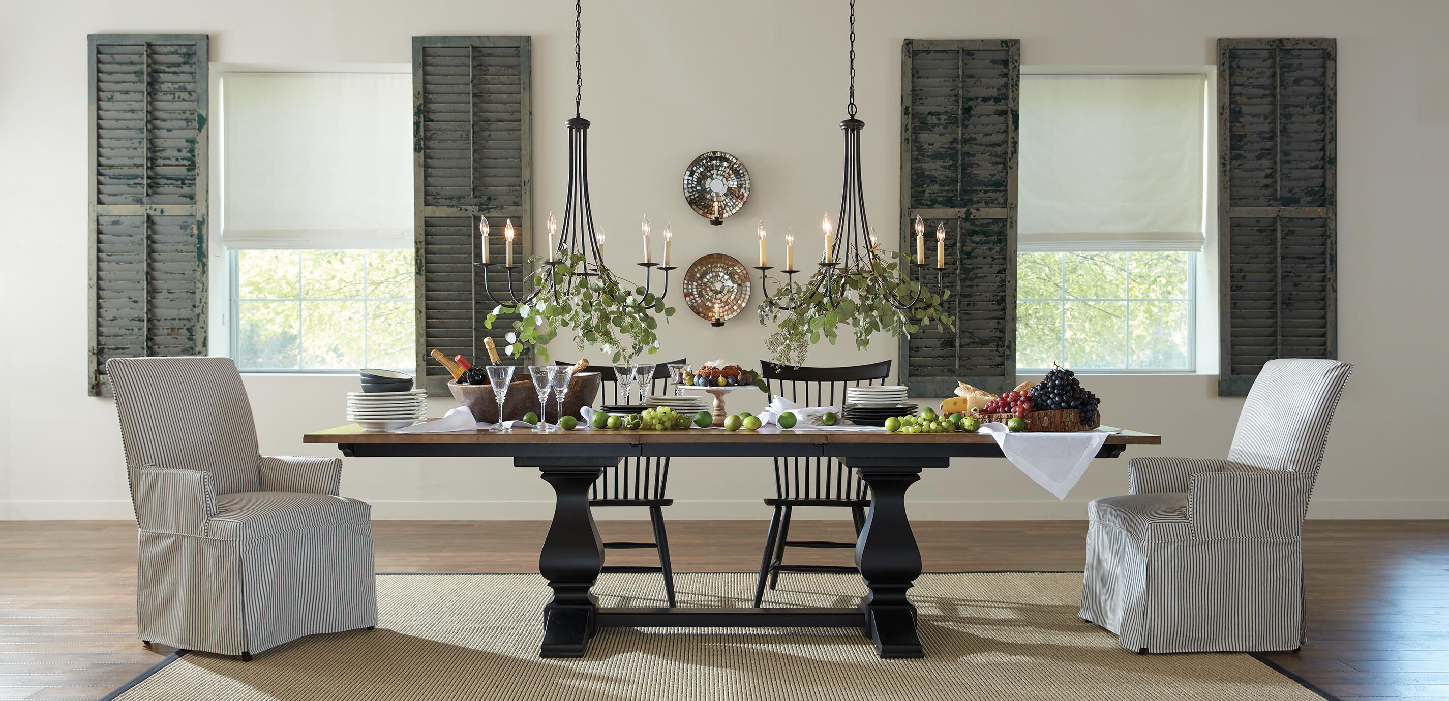 Ethan allen cameron extension sale table