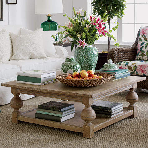 Ethan allen store henry coffee table