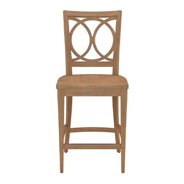 Cyra Counter Stool, Wood Seat