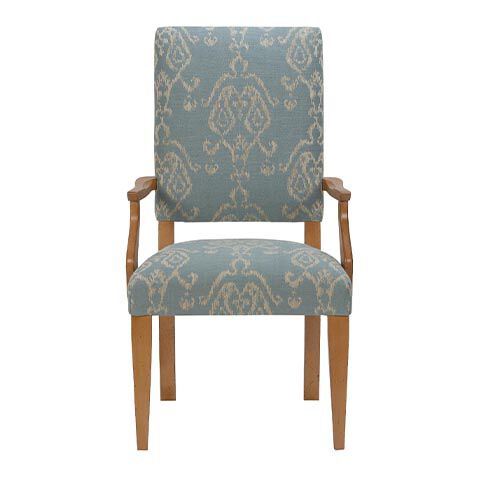 Hadley Dining Armchair: Square Back, Tapered Leg image 207161
