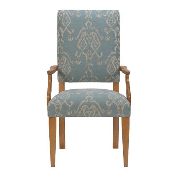 Hadley Dining Armchair: Square Back, Tapered Leg