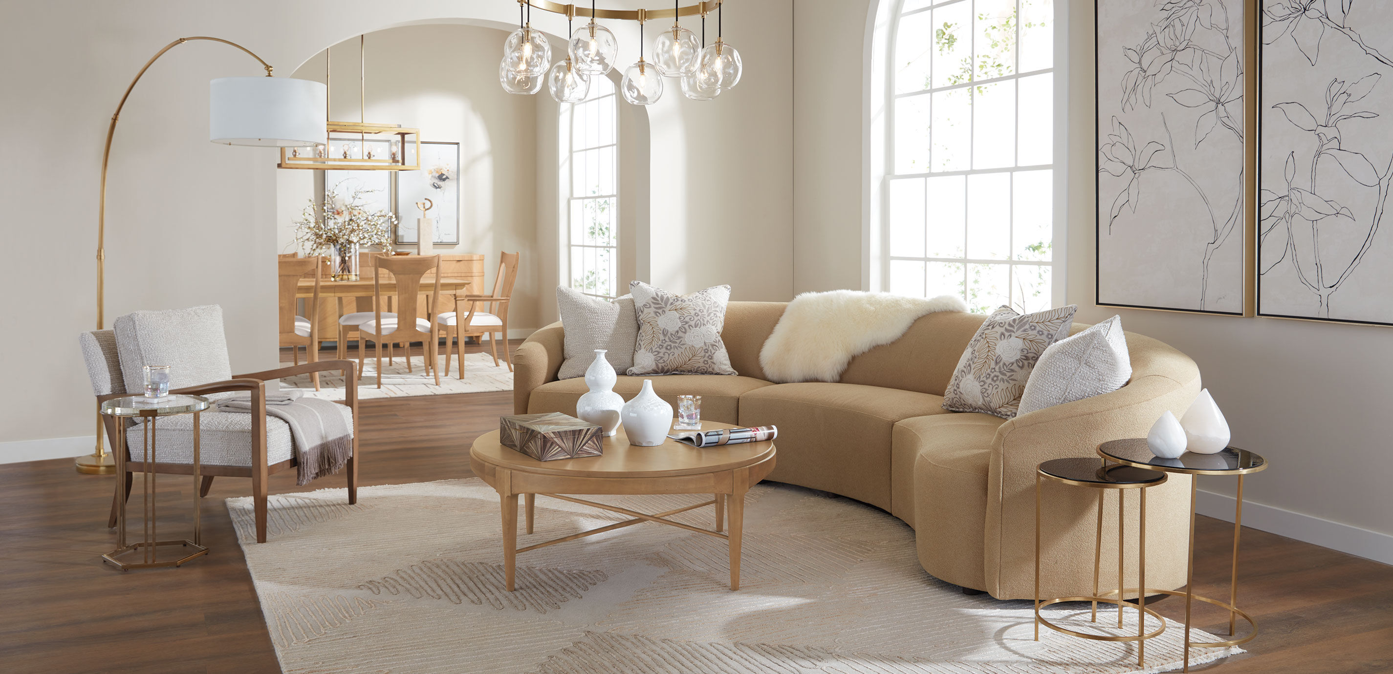 Calista Curved Three-Piece Sectional_5