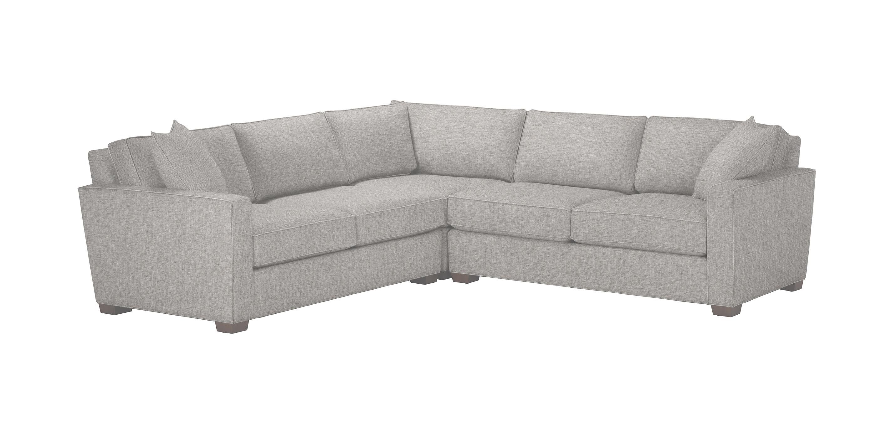 Spencer Track Arm 3 Piece Sectional Quick Ship