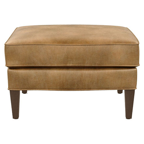 Parker Leather Ottoman