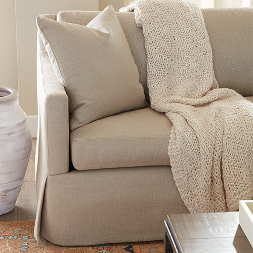 Monterey Skirted Sofa 64" 