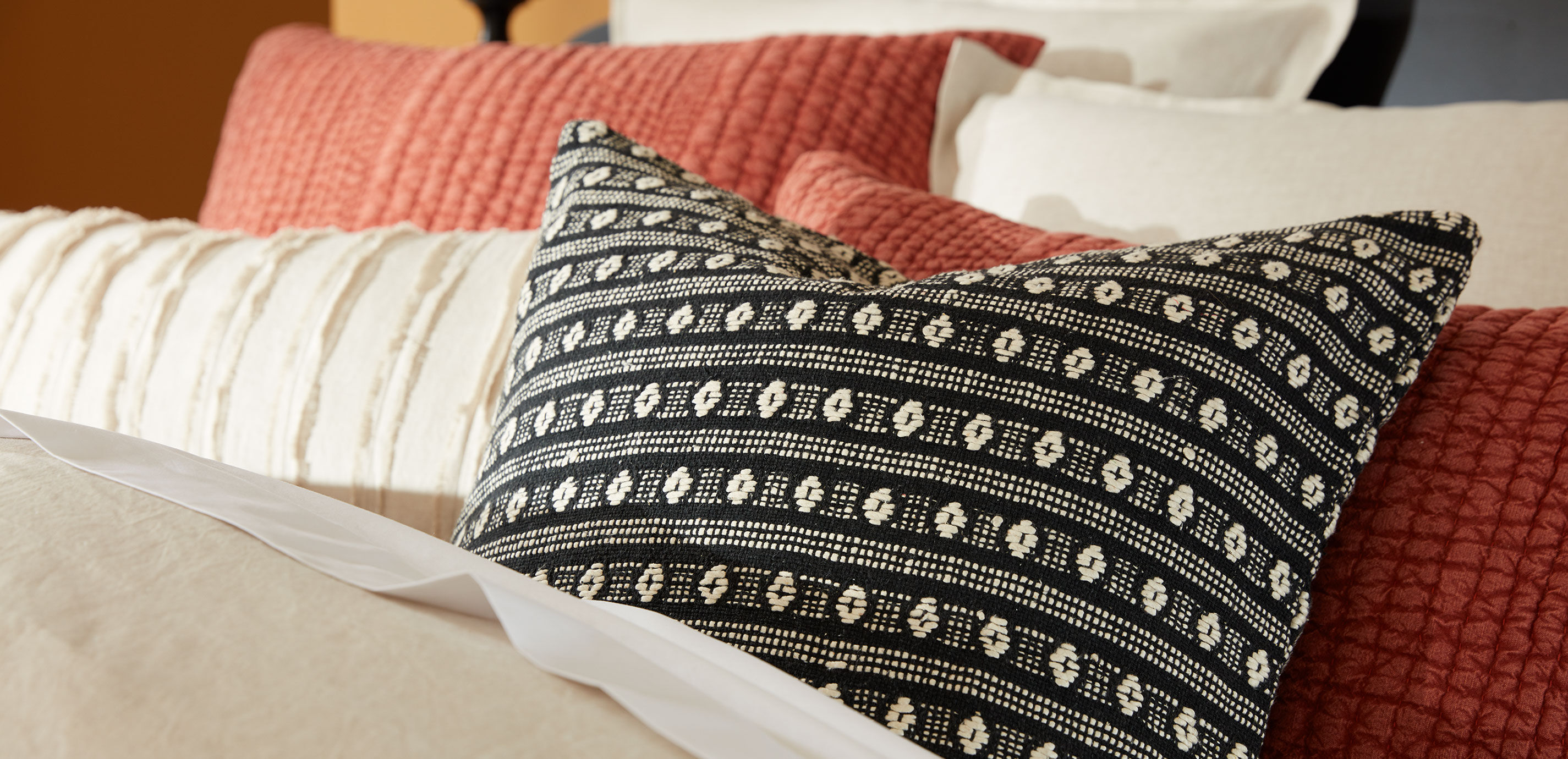 Mixed Stripe Woven Pillow_1