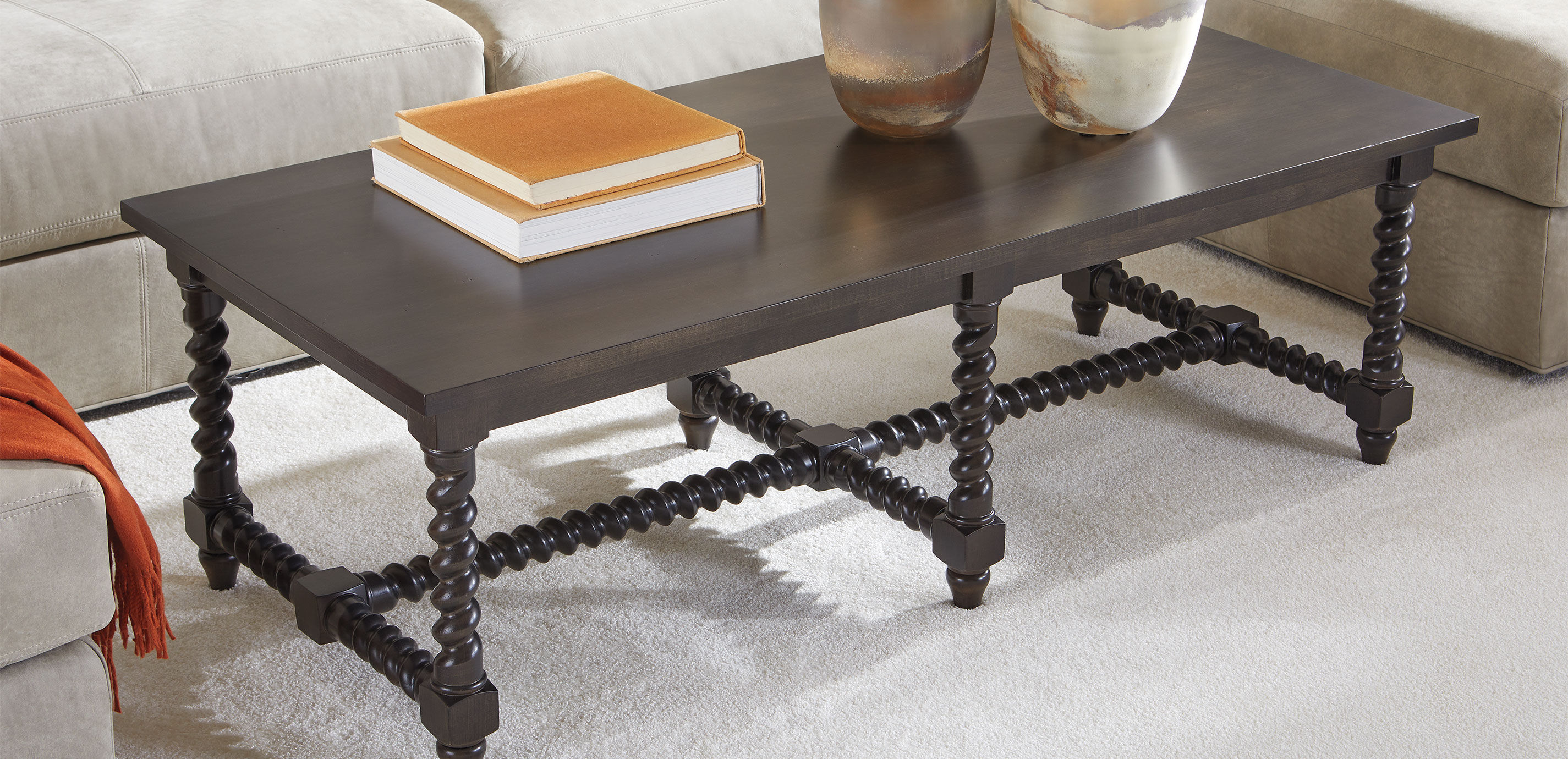 ETHAN ALLEN イーセンアーレン センターテーブル ローテーブル