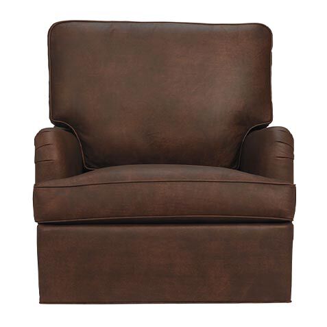 Monica Leather Swivel Glider image