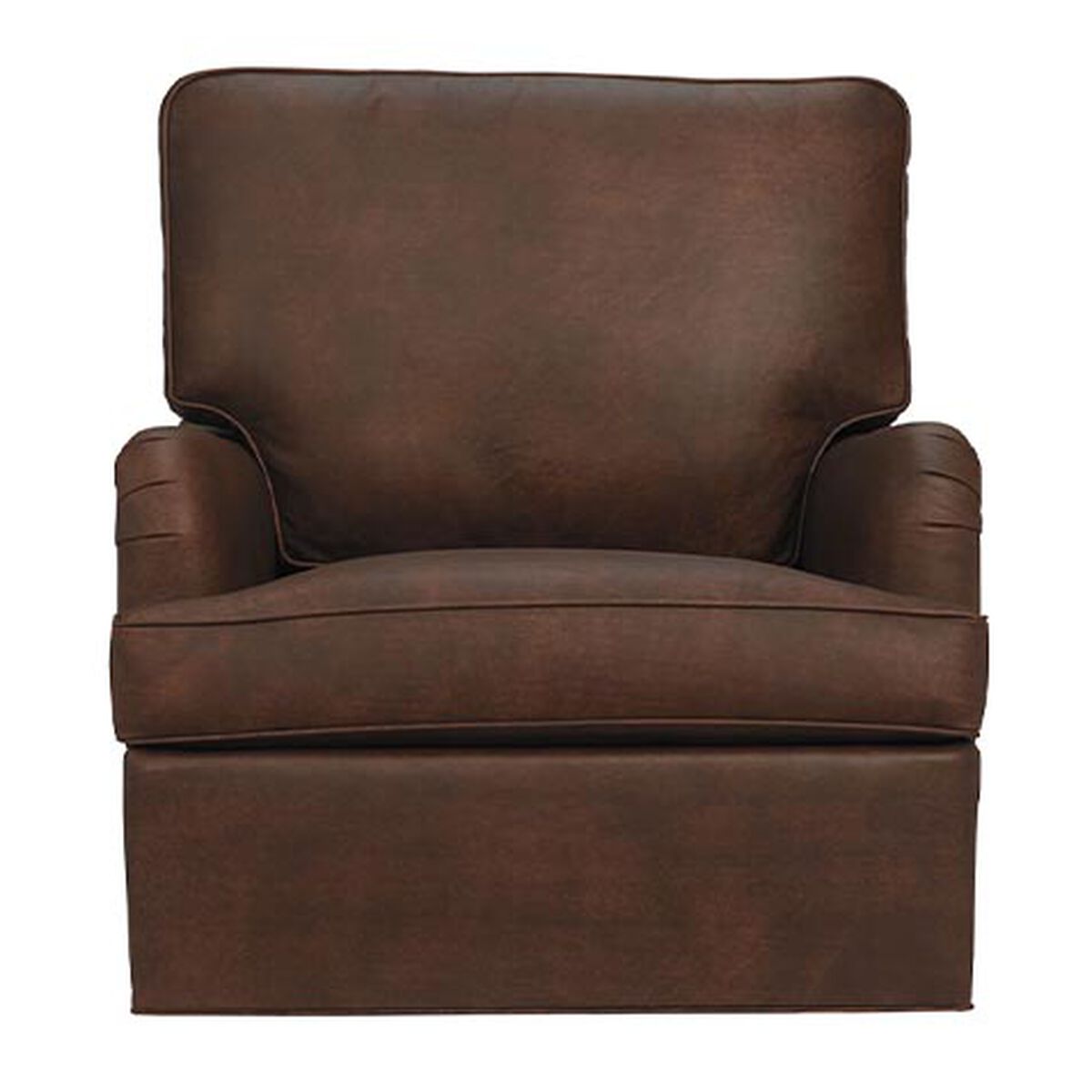 Monica Leather Swivel Glider