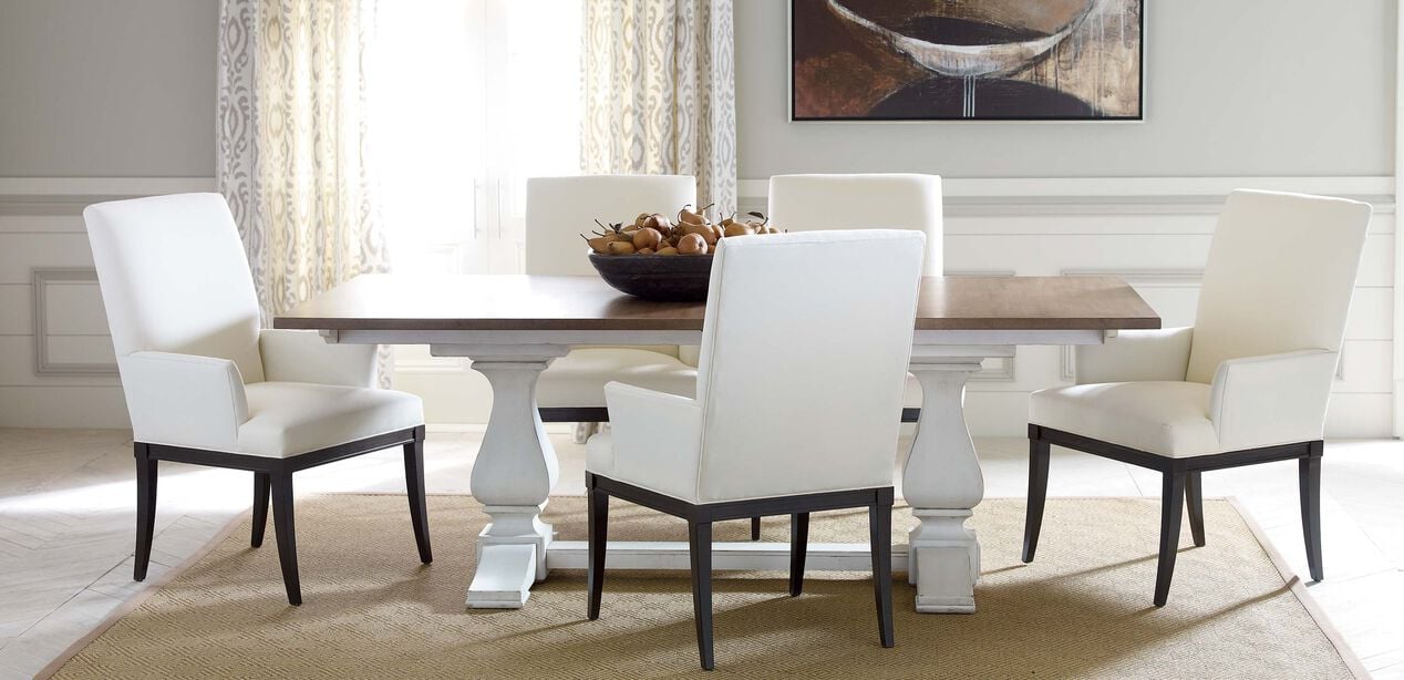 Cameron Extension Dining Table, Ethan Allen Dining Table Leaves