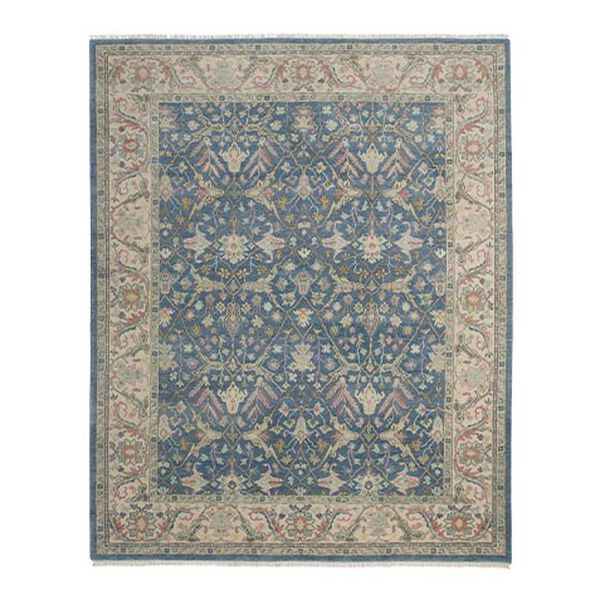 Tabriz Floral Scrollwork Rug