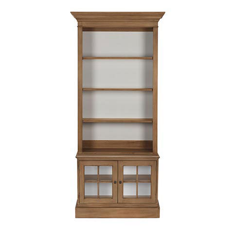 Extra tall bookcase sales with doors
