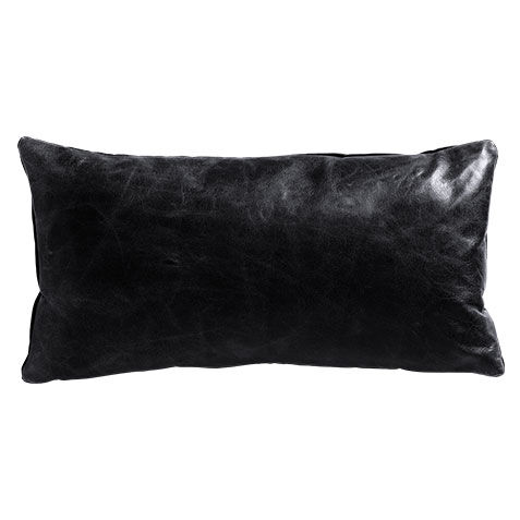 Leather Lumbar Pillow image