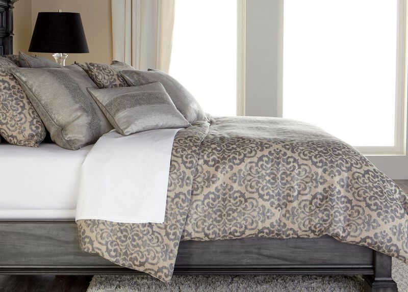 Lucien Scroll Duvet Cover BEDDING Ethan Allen