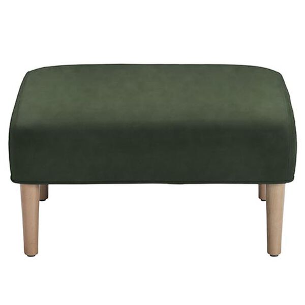 Alarik Leather Ottoman