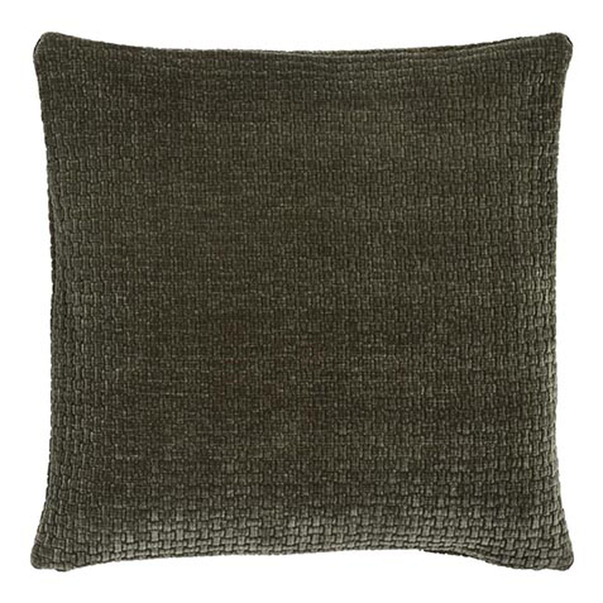 Basketweave Velvet Pillow