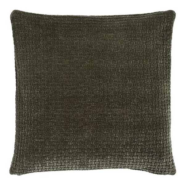 Basketweave Velvet Pillow