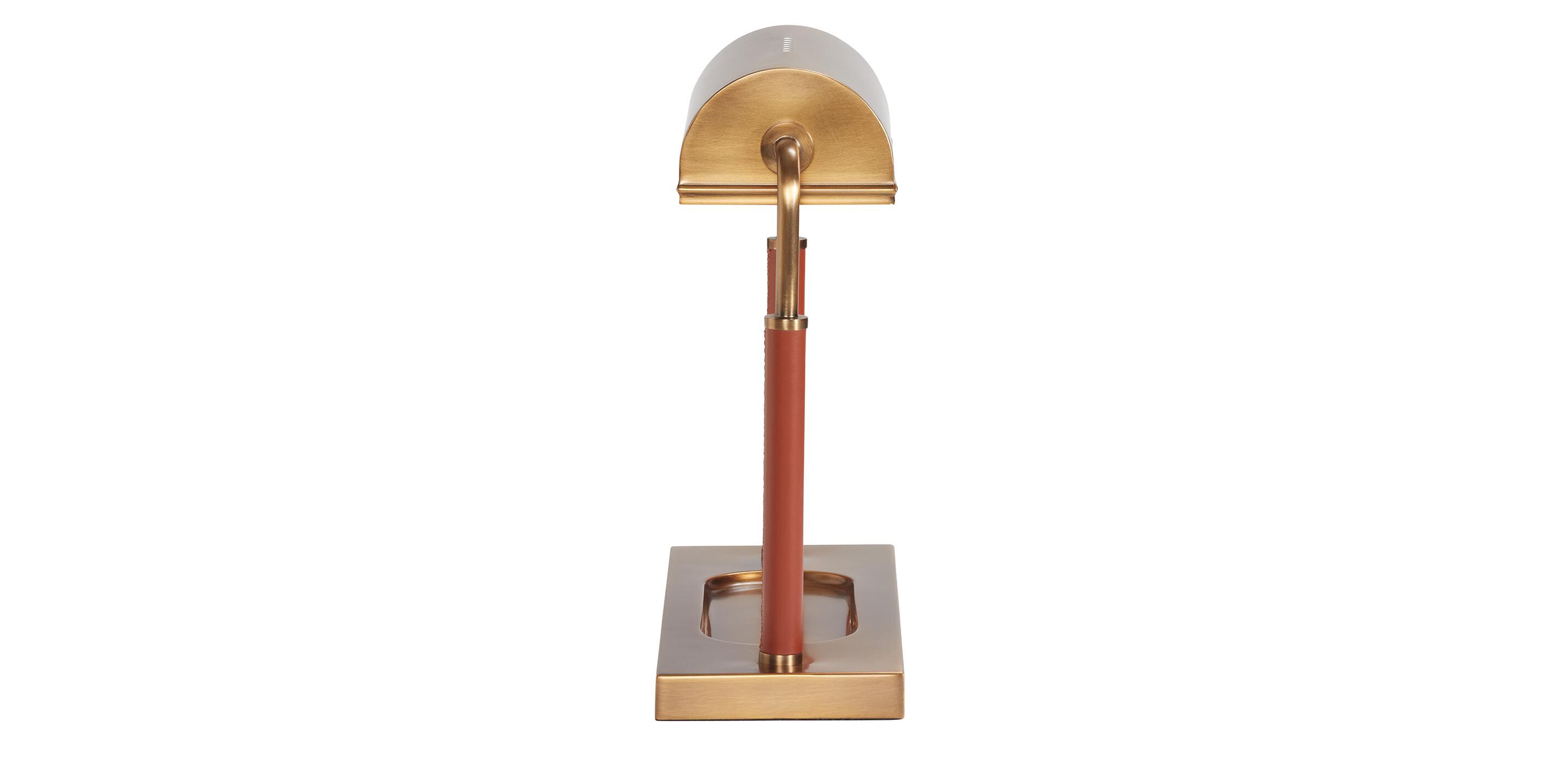 Wesley Brass Banker's Lamp_3