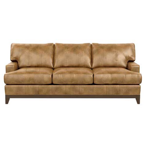 Arcata Leather Three-Seat Sofa