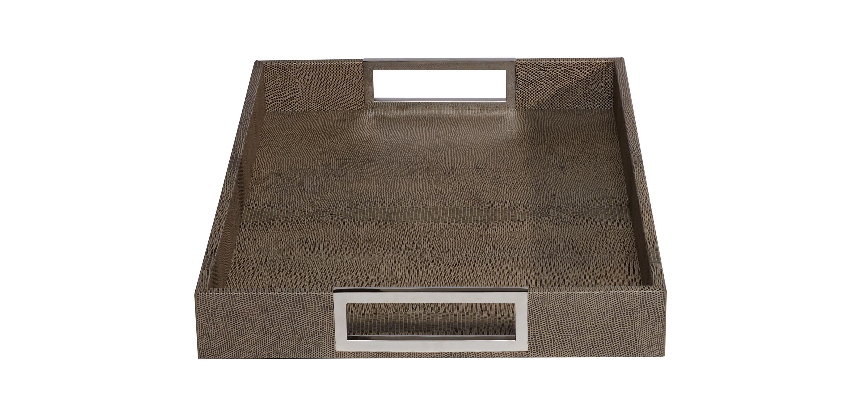 Embossed Rectangular Leather Tray_3