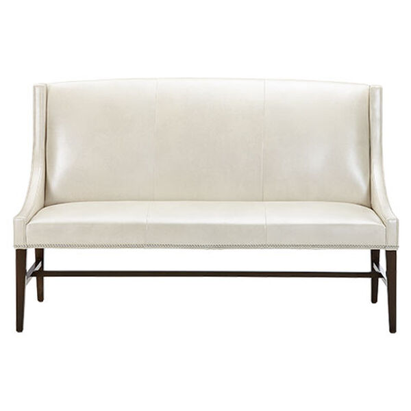 Aldrich Leather Bench