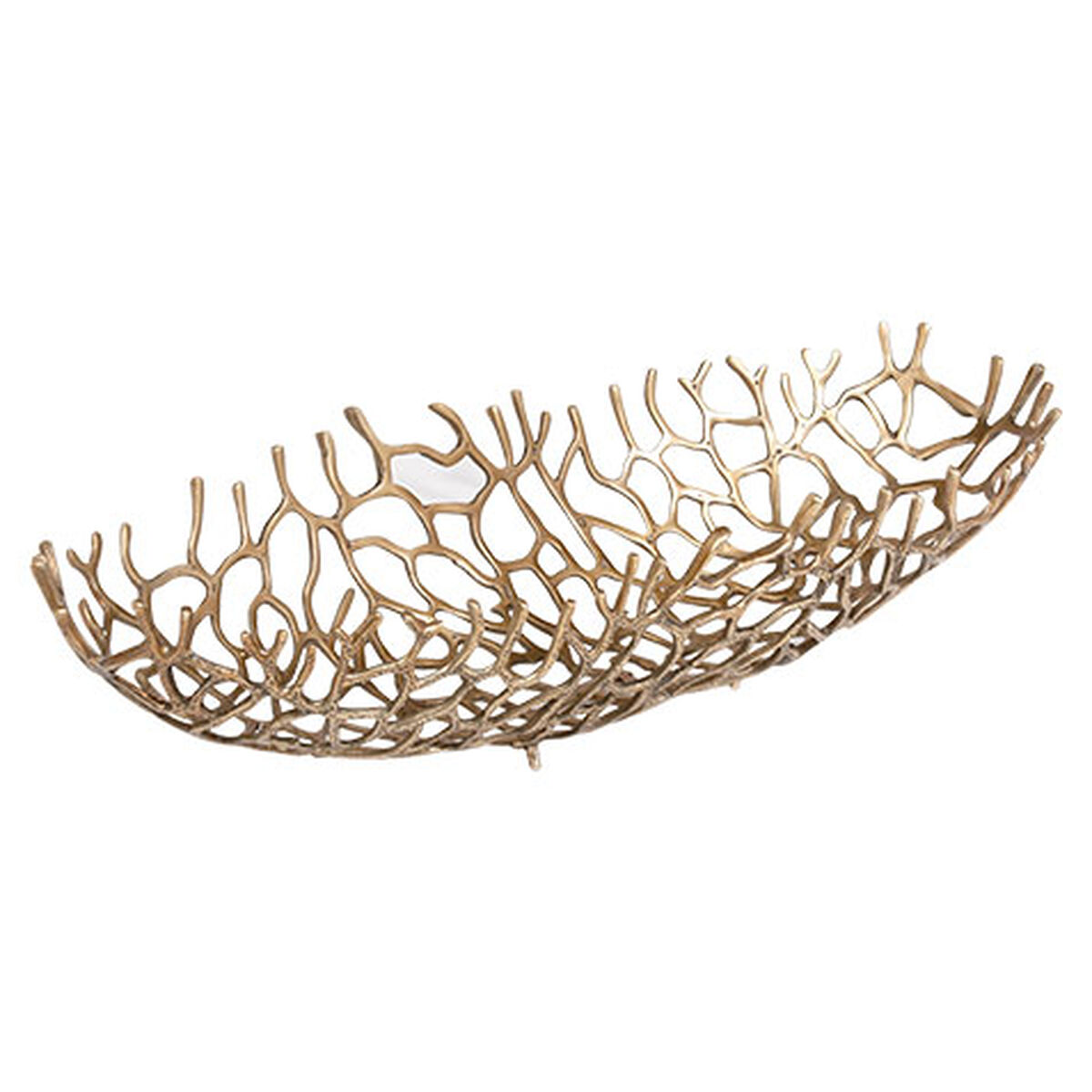 Oval Coral Bowl