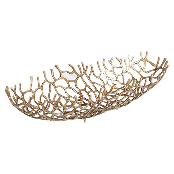 Oval Coral Bowl