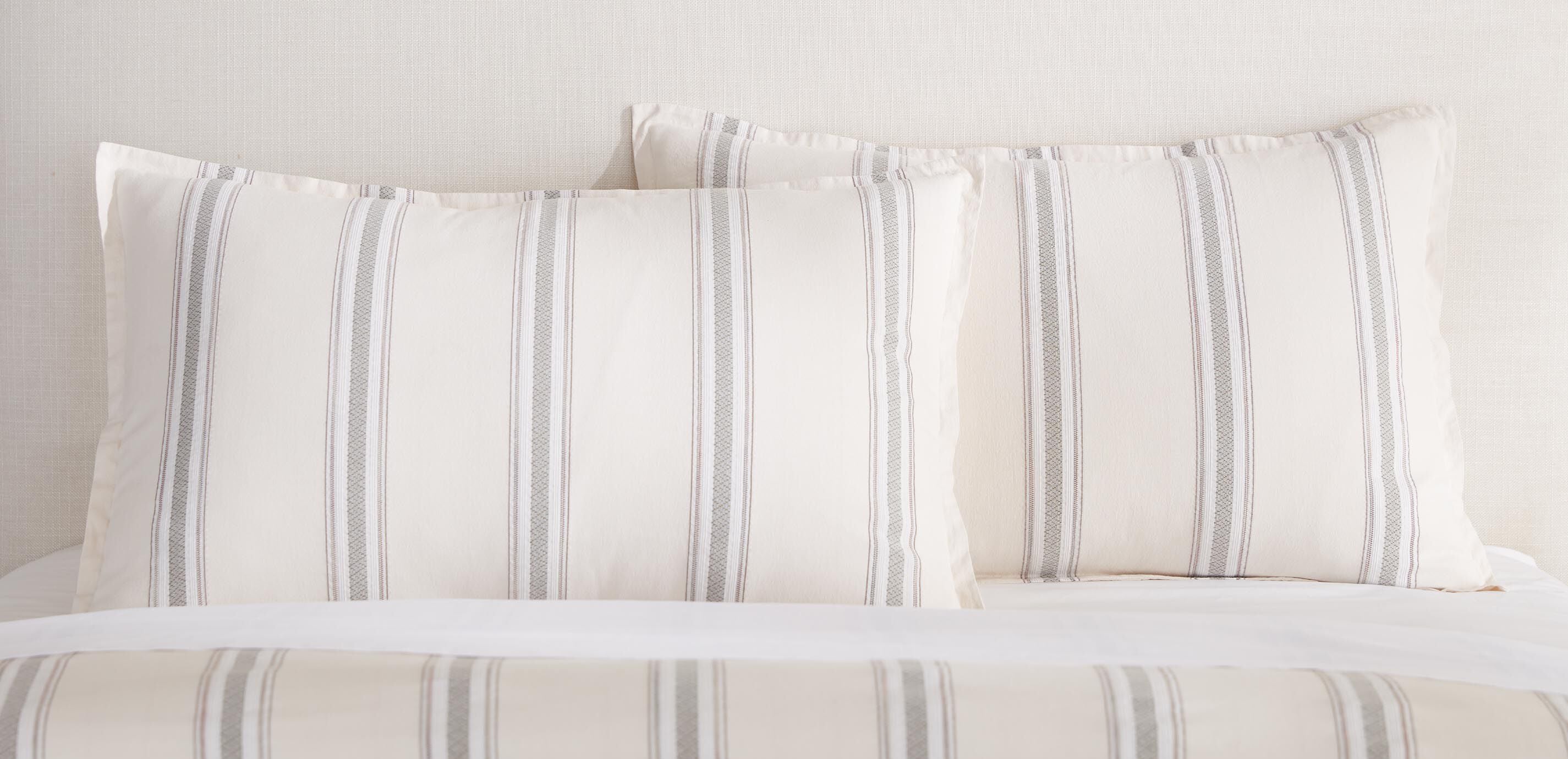Garment-Washed Stripe Duvet Cover and Shams Set_1