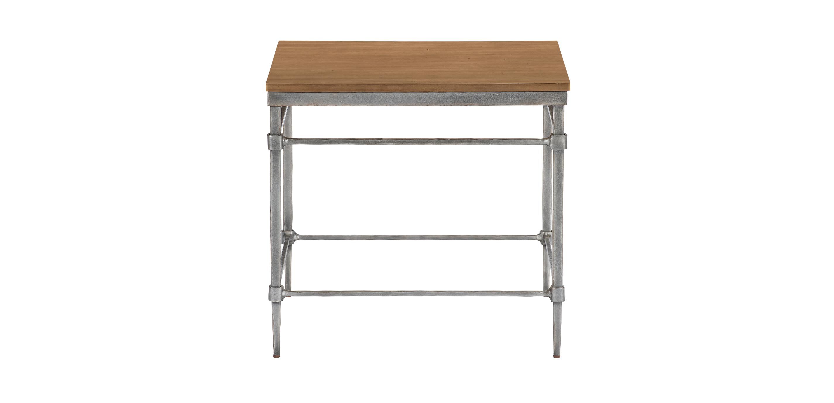 Vida Wood-Top End Table