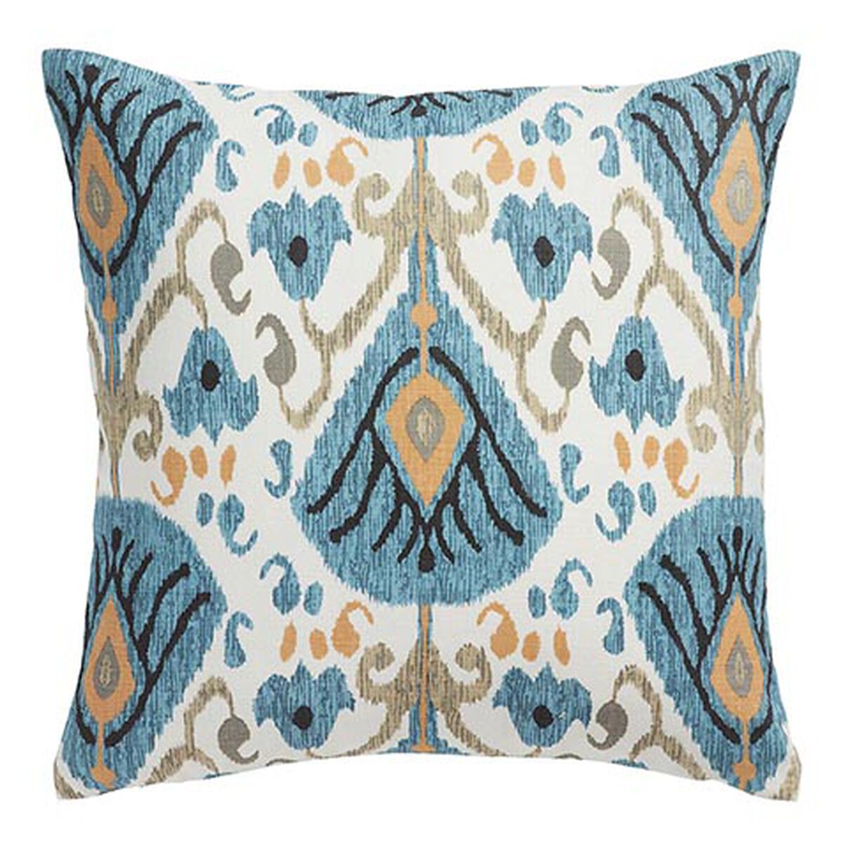 Blue Ikat Printed Pillow