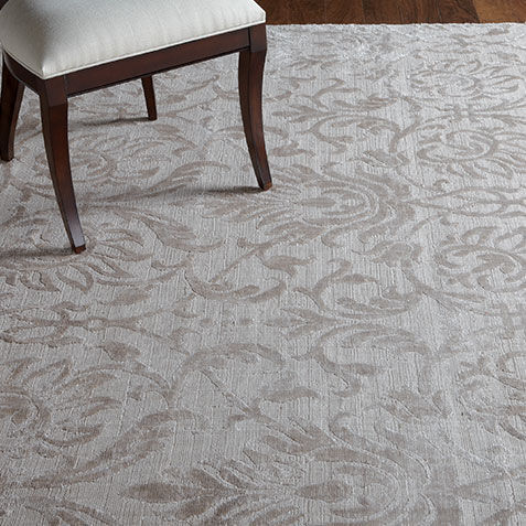 Jacquard Damask Rug, Buff Product Tile Hover Image 041255