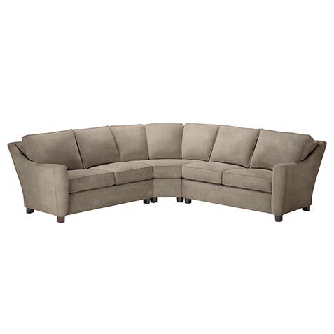 Westerly Leather Three-Piece Sectional image