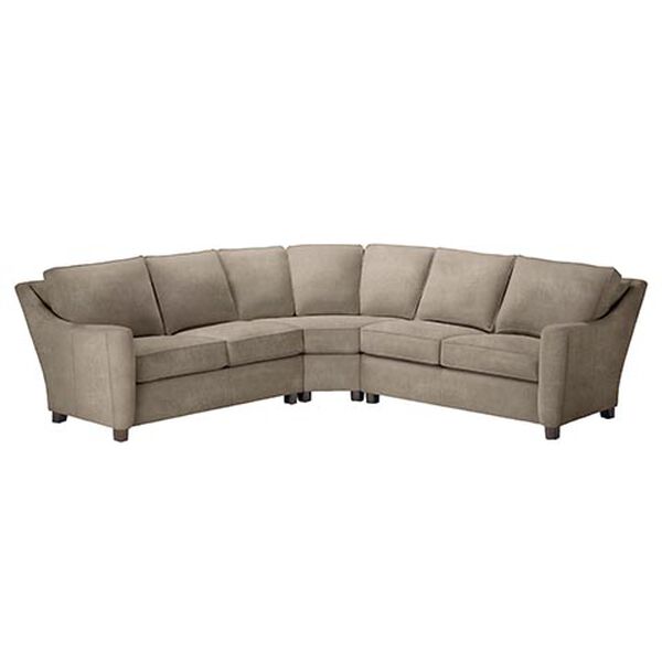 Westerly Leather Three-Piece Sectional
