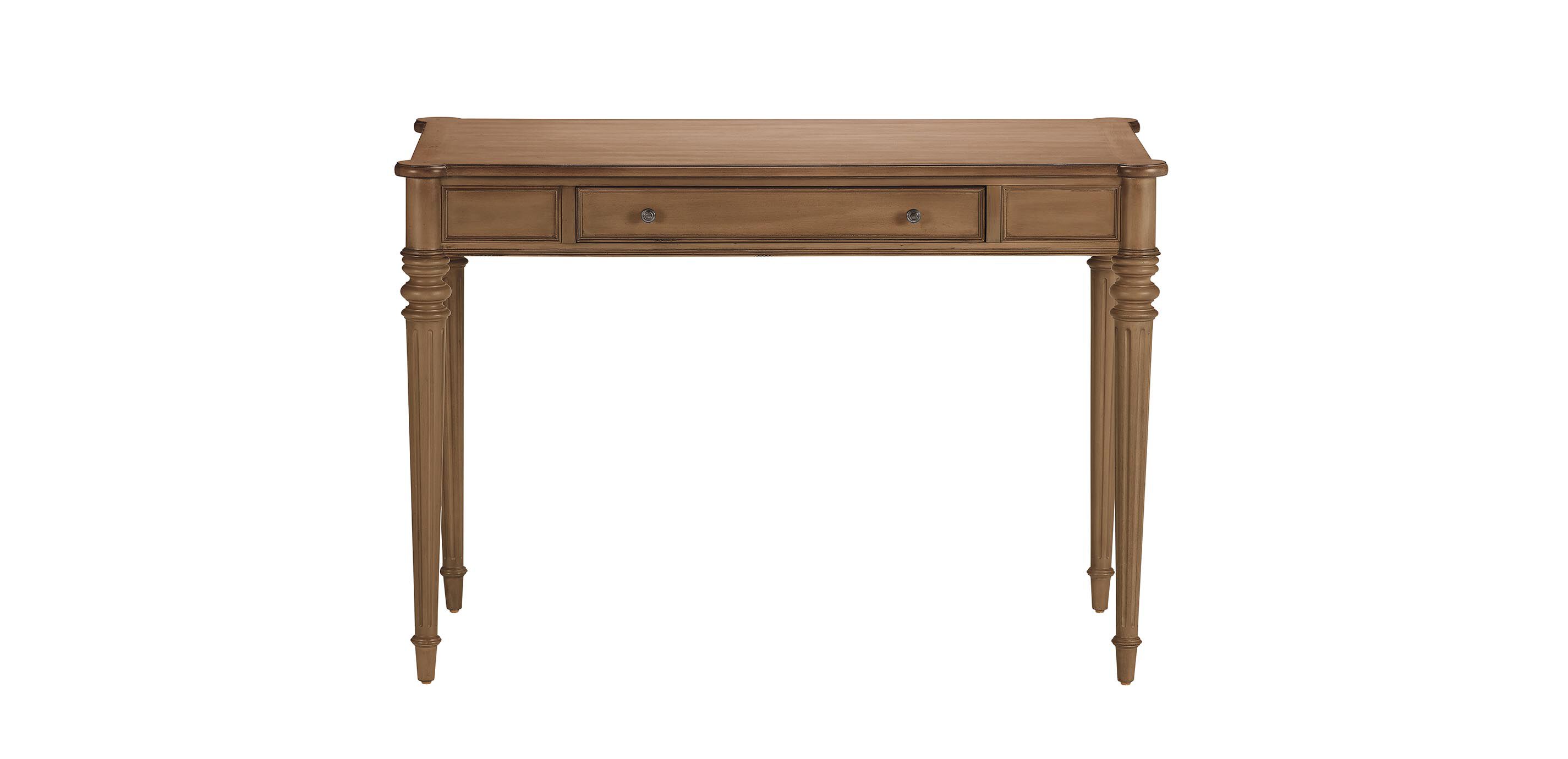 Custom Turret-Corner Home Office Desk