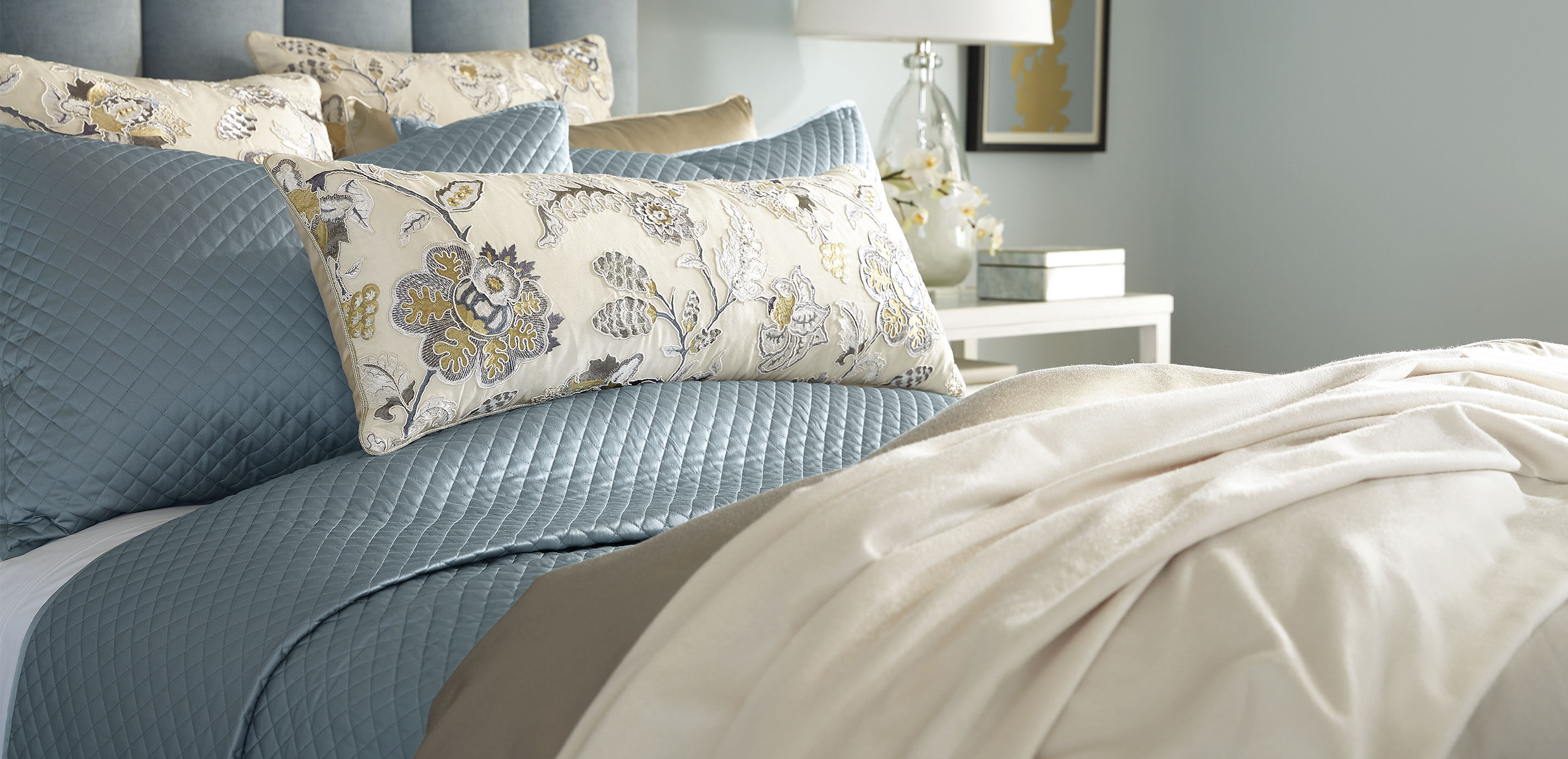 Salena Quilted Coverlet, Mist Blue_2