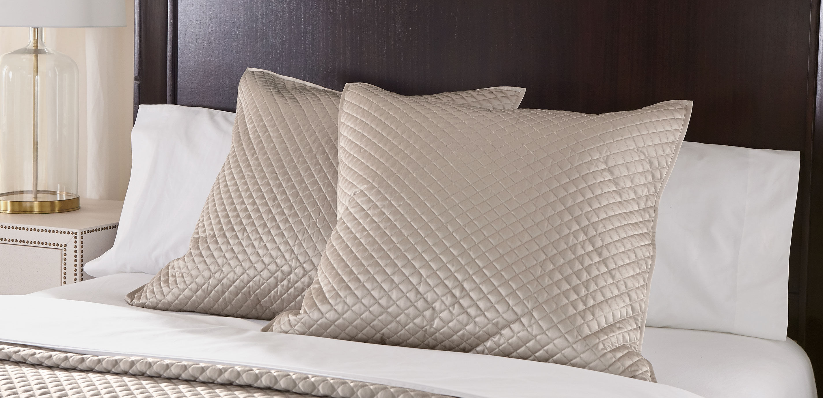 Salena Quilted Coverlet and Shams, Taupe_4
