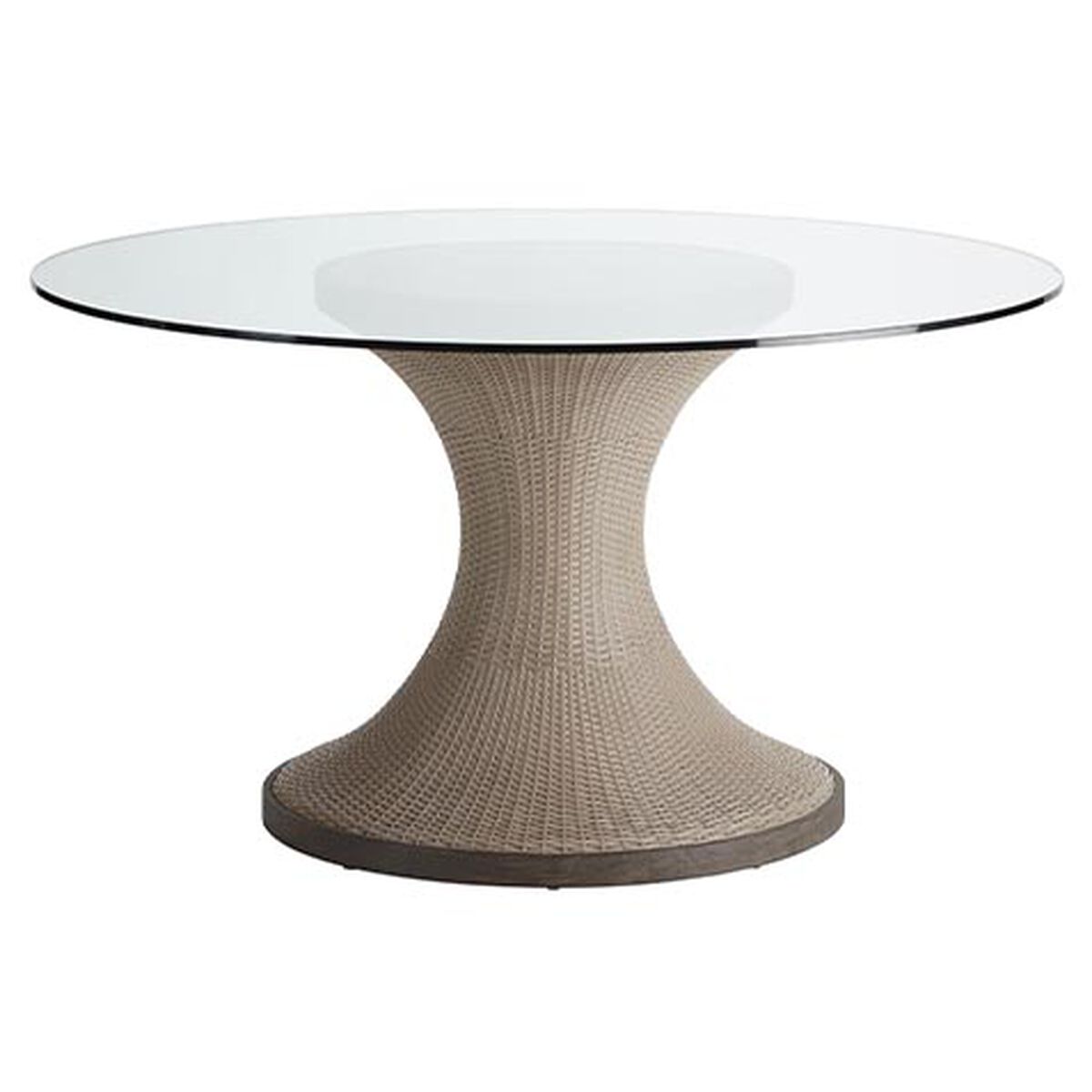 Somerly Round Pedestal Outdoor Dining Table