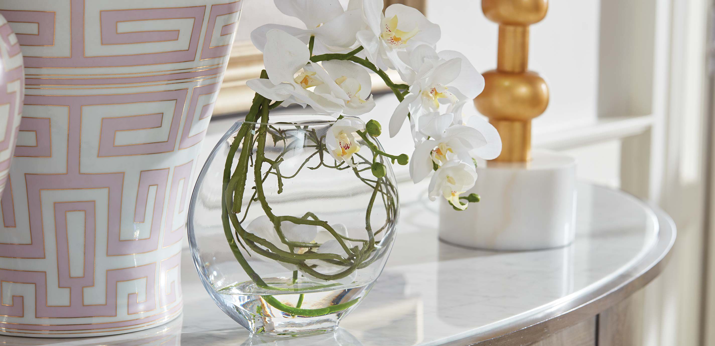 Orchid in Glass Vase_3