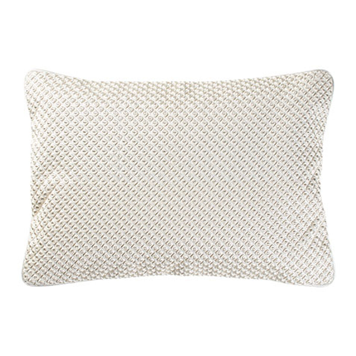 Embroidered Knot Lumbar Pillow