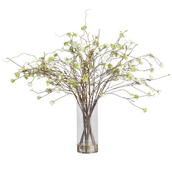Spirea Branch Arrangement in Tall Vase