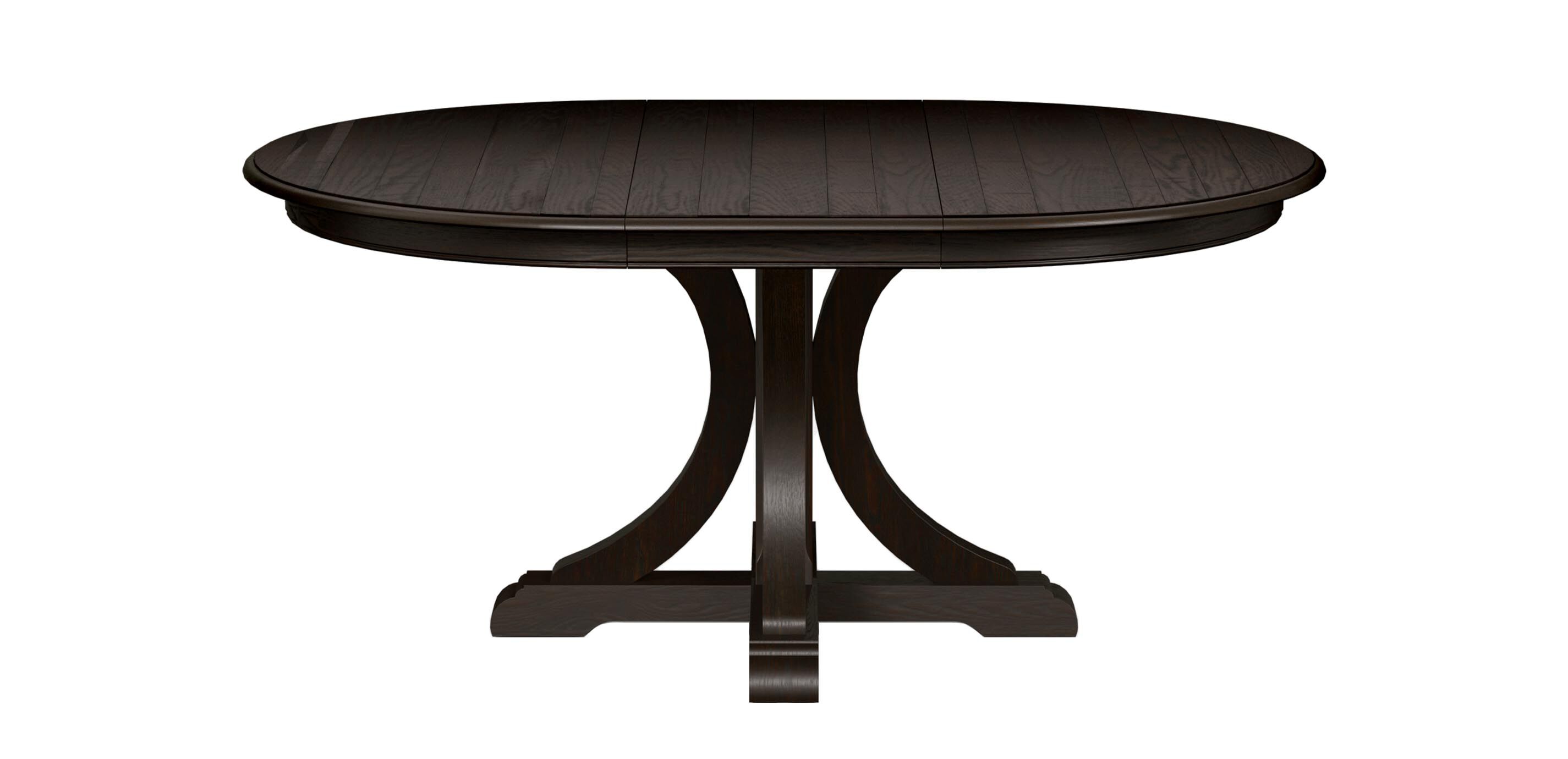 Corin Rough-Sawn Round Extension Dining Table_3